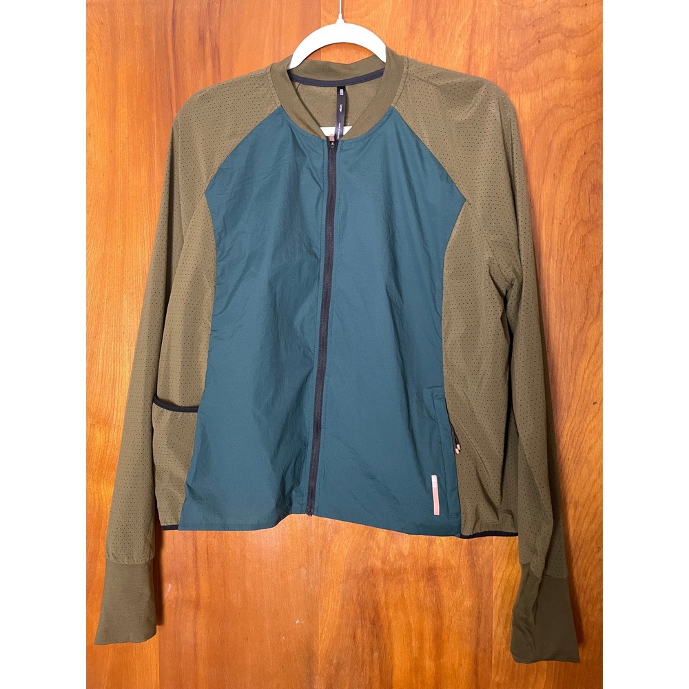 REI Women Jacket Running Full Zip Trail Lightweight Vented L Gorpcore Layering